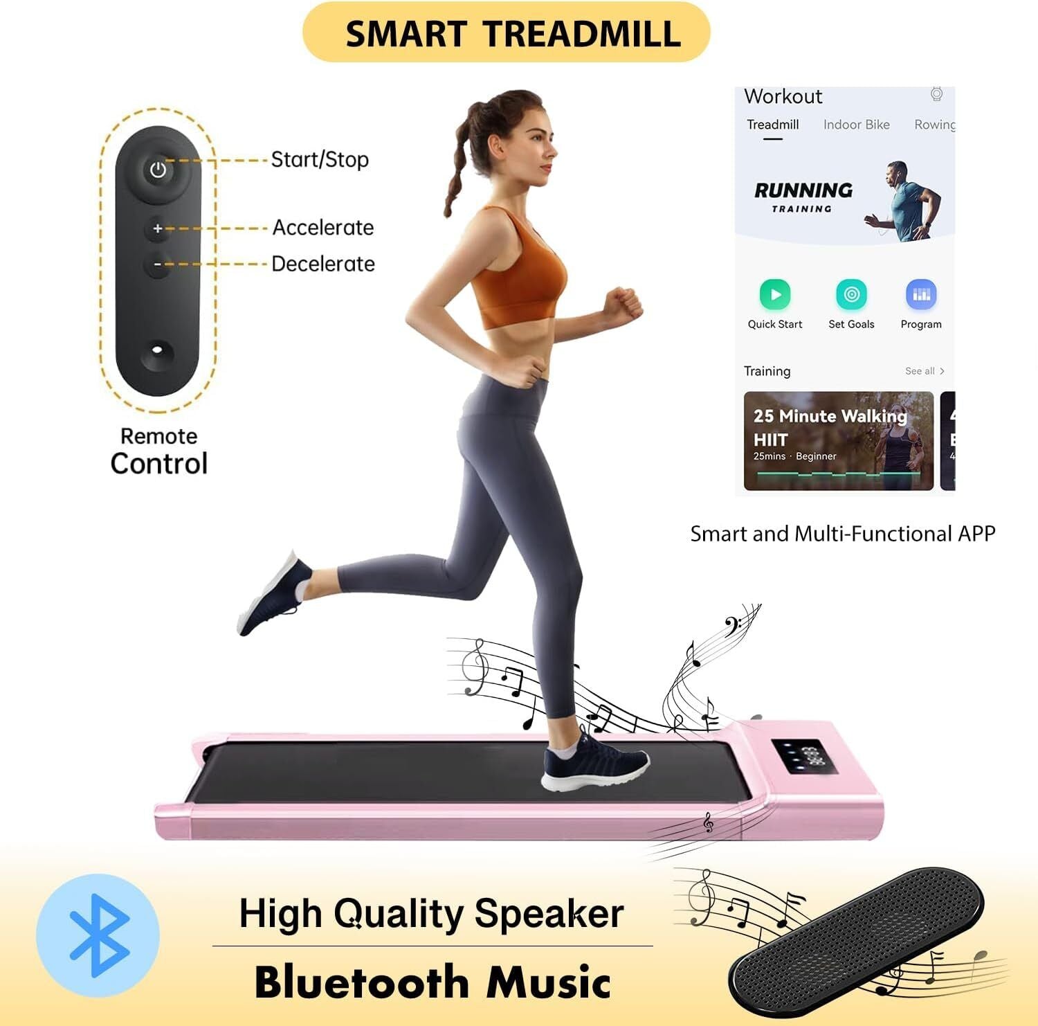 A1 Electric Walking Pad Treadmill Home Exercise Machine Indoor Fitness Equipment