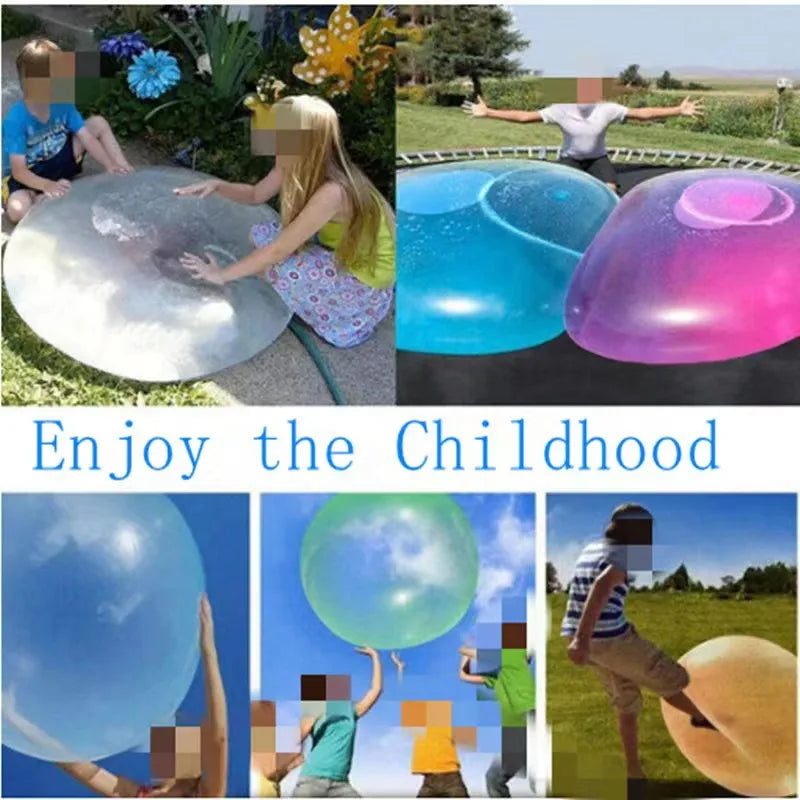 Children'S Outdoor Water Bubble Ball Toy Game Fun Party Baby Shower Water Bubble Ball Toy Gift Beach Water Party