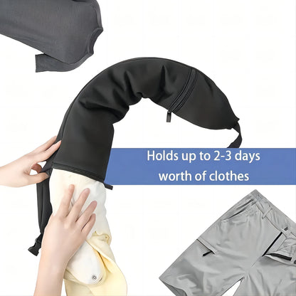 Multifunctional Neck Pillow Crossbody Bag, Unisex Student Travel Pack, Convenient, Space-Saving Pillow Bag