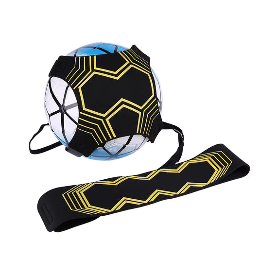 Football Kick Trainer Adjustable Soccer Training Elastic Belt Solo Soccer Ball Juggle Bag Auxiliary Football Training Equipment